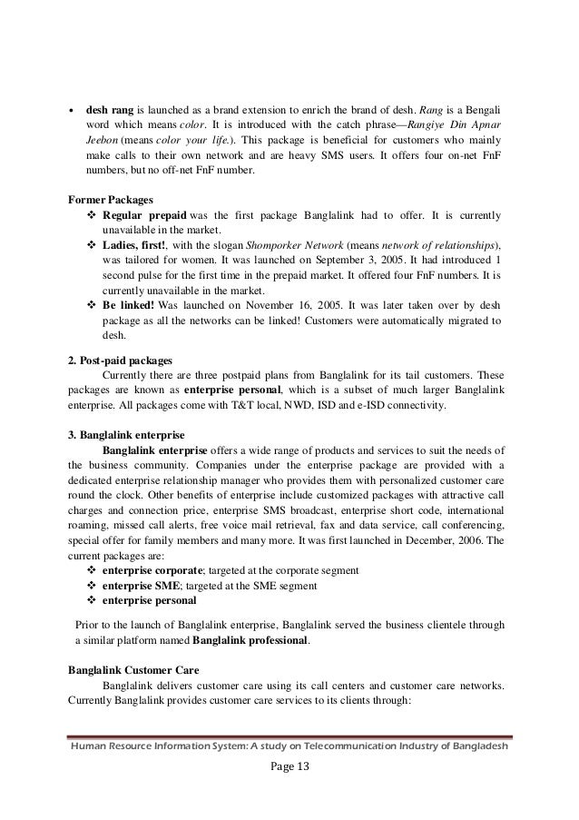 Banglalink hr preview banglalink organizational structure
